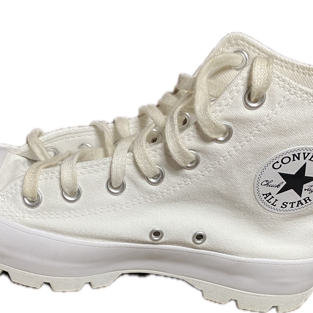 Converse White High-Top Sneakers